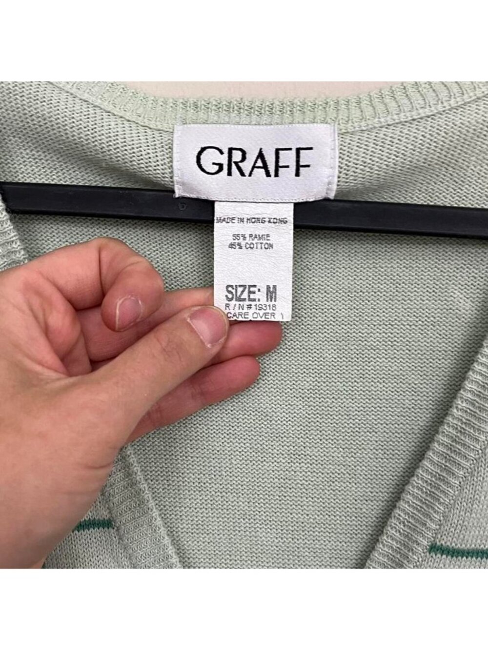 vintage 90s green floral plaid whimsical whimsy cottagecore sweater vest - Picture 8 of 8